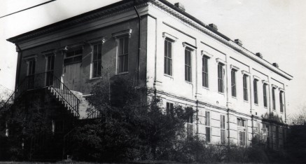 Picture shows the first headquarters of the Sea Research Society