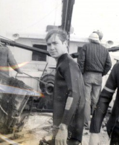 Lee Spence after dive on Georgiana circa 1968 300 dpi