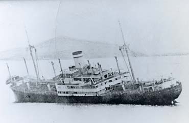 Sinking of German steamship Roda