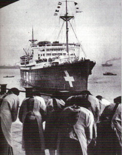 Japanese hospital ship Kamakura Maru 1942 photo: The Japan Times