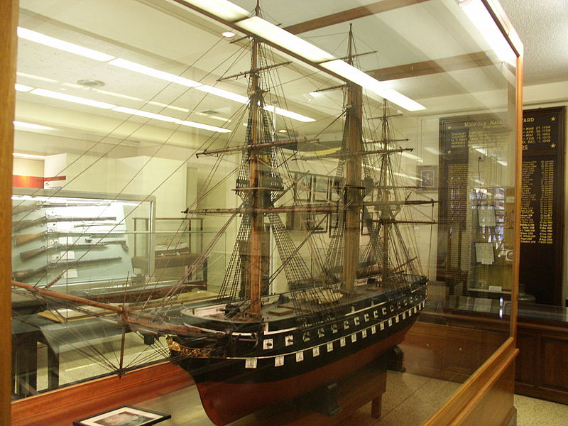 Model of USS Delaware