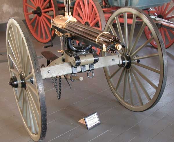1876 Gatling gun
