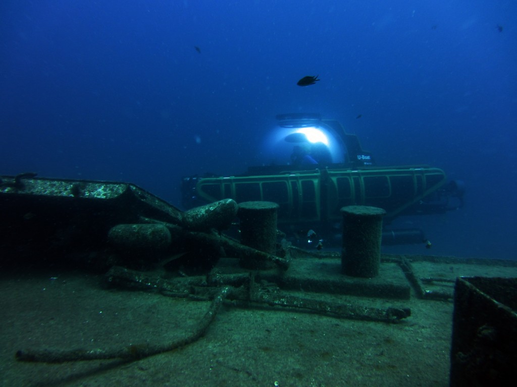 C-Explorer 2 on shipwreck off Malta