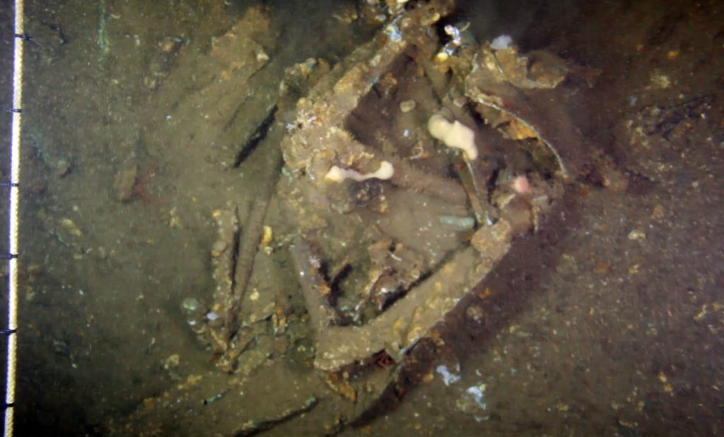 debris from airplane wreck off Norway