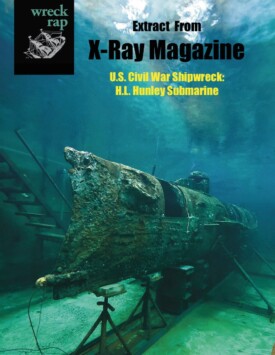 Detailed article about the conservation and preservation of the Civil War submarine <em>Hunley</em>, which credits Dr. E. Lee Spence with its discovery.