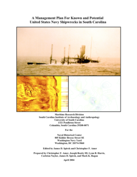 A Management Plan for United States Navy Shipwrecks in South Carolina by James D. Spirek and Christopher F. Amer. © 2004  by the South Carolina Institute of Archaeology and Anthropology, University of South Carolina. E. Lee Spence is mentioned in conjunction with several shipwrecks and one of Spence
