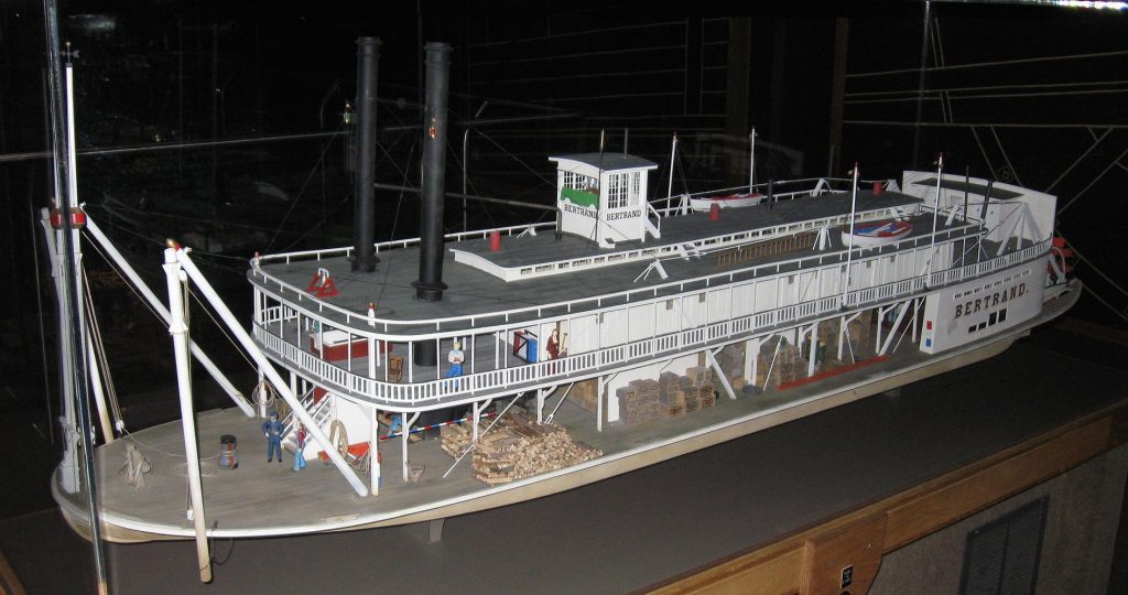 model of the Steamboat Bertrand