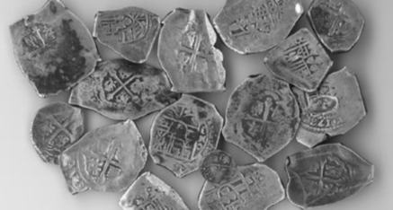 photo of pieces of eight (treasure coins)