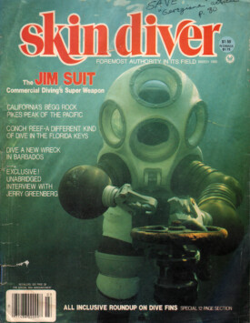 cover of March 1980 issue of <em>Skin Diver</em> magazine