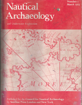 cover of the <em>International Journal of Nautical Archaeology, </em>Volume 2, #1 