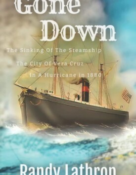 cover of book <em>Gone Down </em>about wreck of SS <em>City of Vera Cruz</em><em> </em>which shipwreck was first identified by underwater archaeologist Dr. E. Lee Spence, who is mentioned in the book.